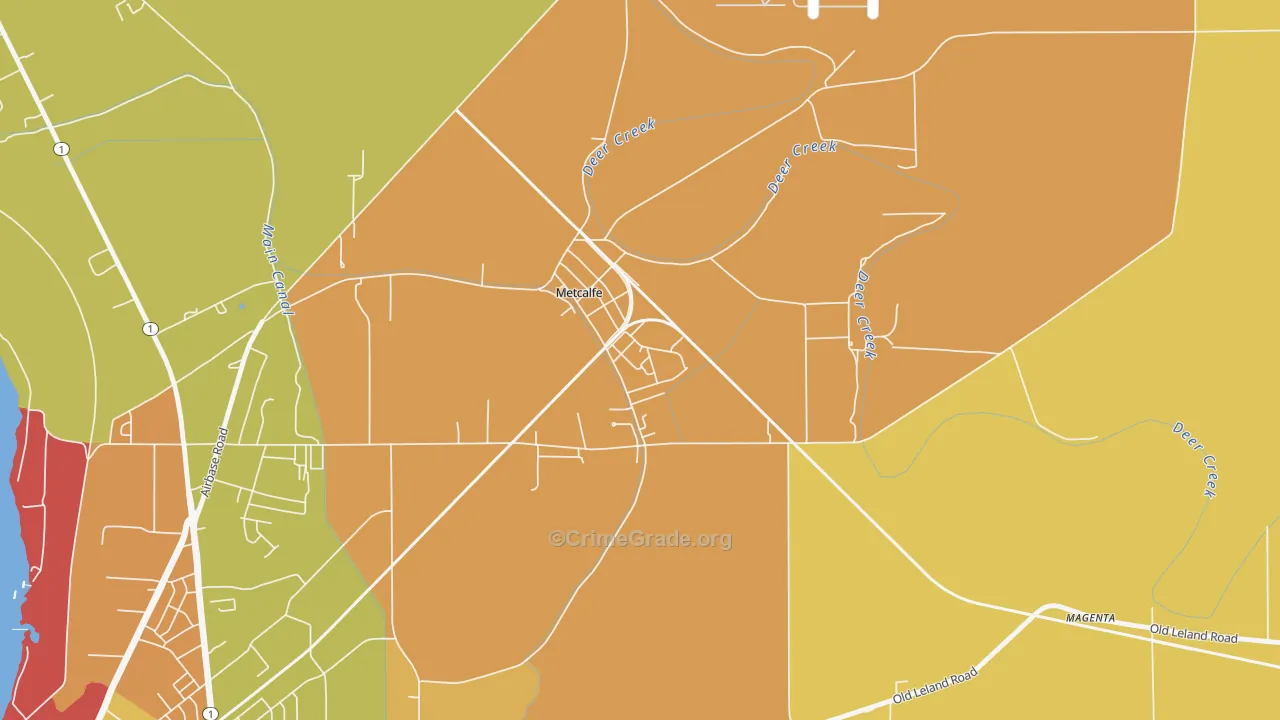 38760, MS Map of Drug-Related Crime Rates