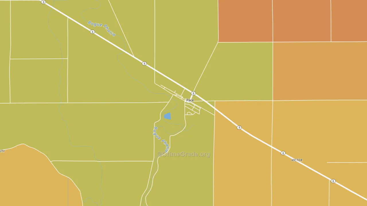 38764, MS Map of Drug-Related Crime Rates