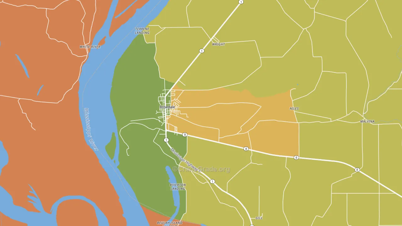 38769, MS Map of Drug-Related Crime Rates
