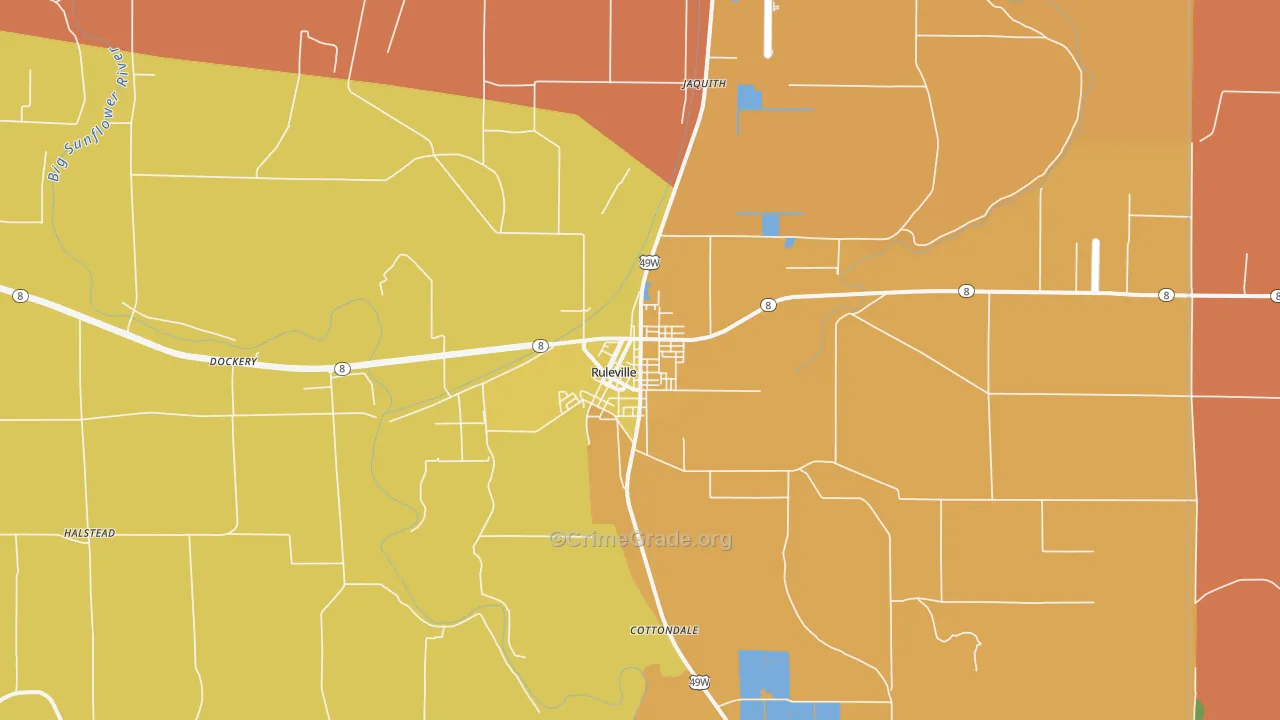 38771, MS Map of Drug-Related Crime Rates