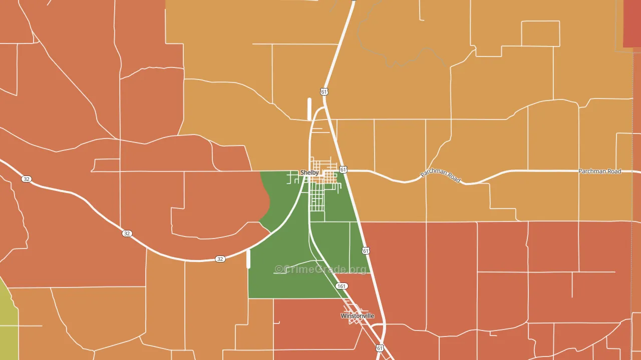 38774, MS Map of Drug-Related Crime Rates