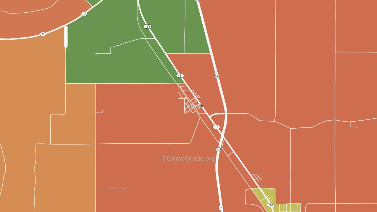 38781, MS Map of Drug-Related Crime Rates