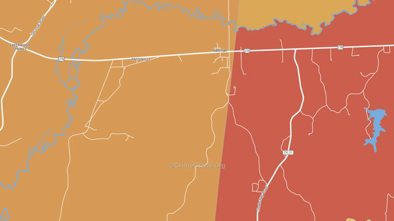 38844, MS Map of Drug-Related Crime Rates
