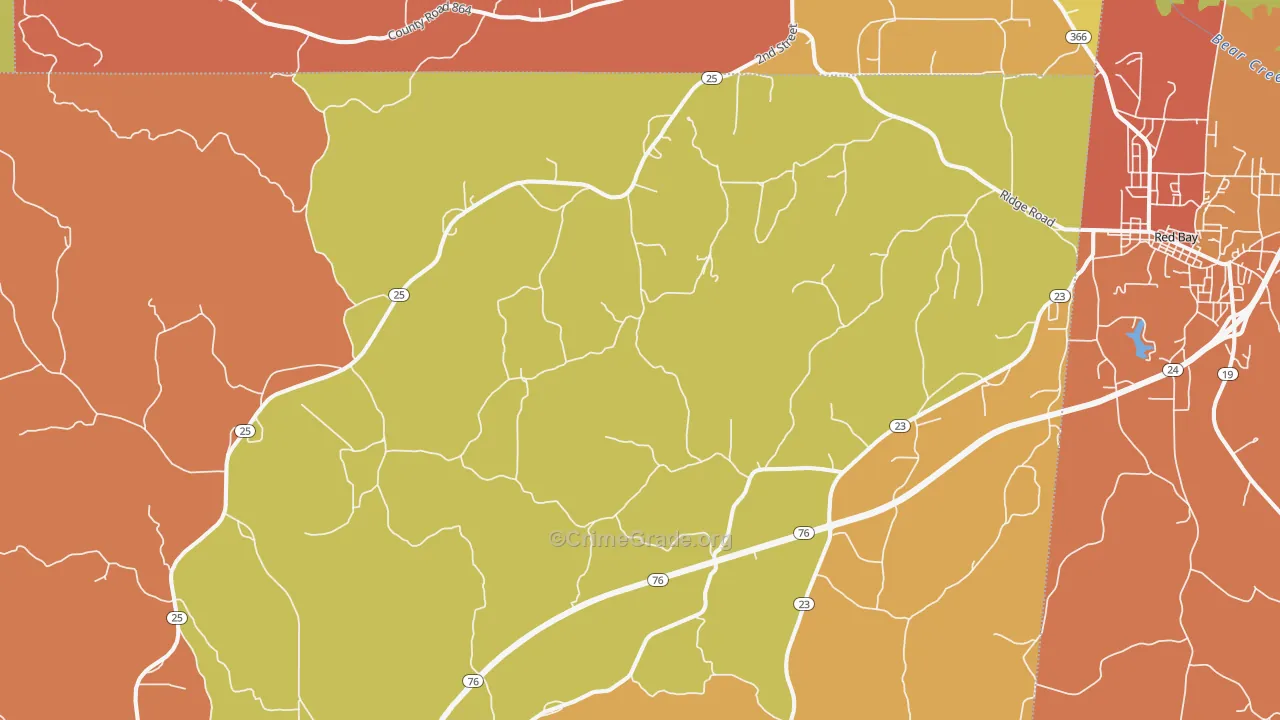 38847, MS Map of Drug-Related Crime Rates