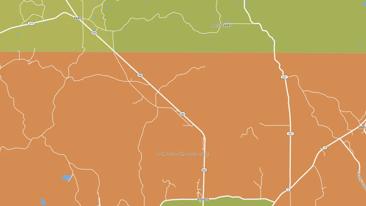 38913, MS Map of Drug-Related Crime Rates