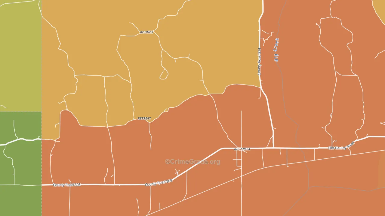 38914, MS Map of Drug-Related Crime Rates