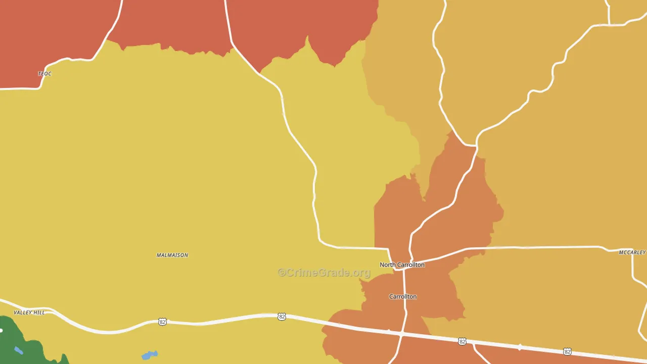 38917, MS Map of Drug-Related Crime Rates