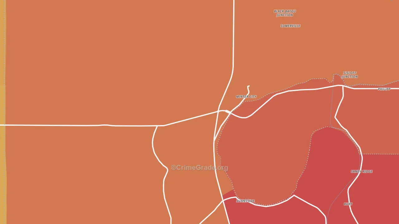 38944, MS Map of Drug-Related Crime Rates