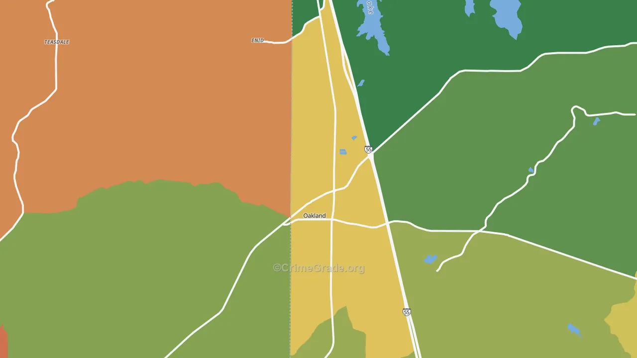 38948, MS Map of Drug-Related Crime Rates
