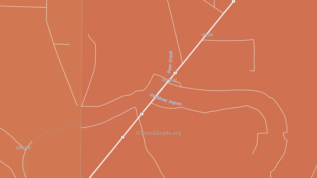 38958, MS Map of Drug-Related Crime Rates