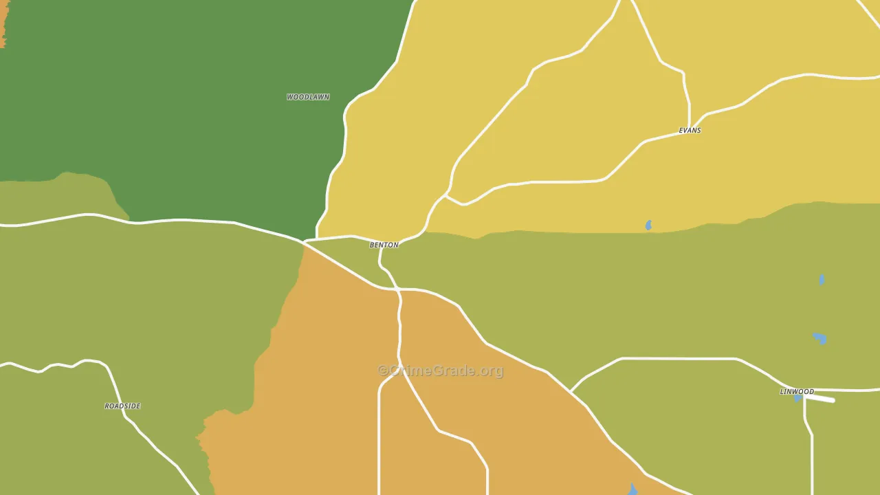 39039, MS Map of Drug-Related Crime Rates