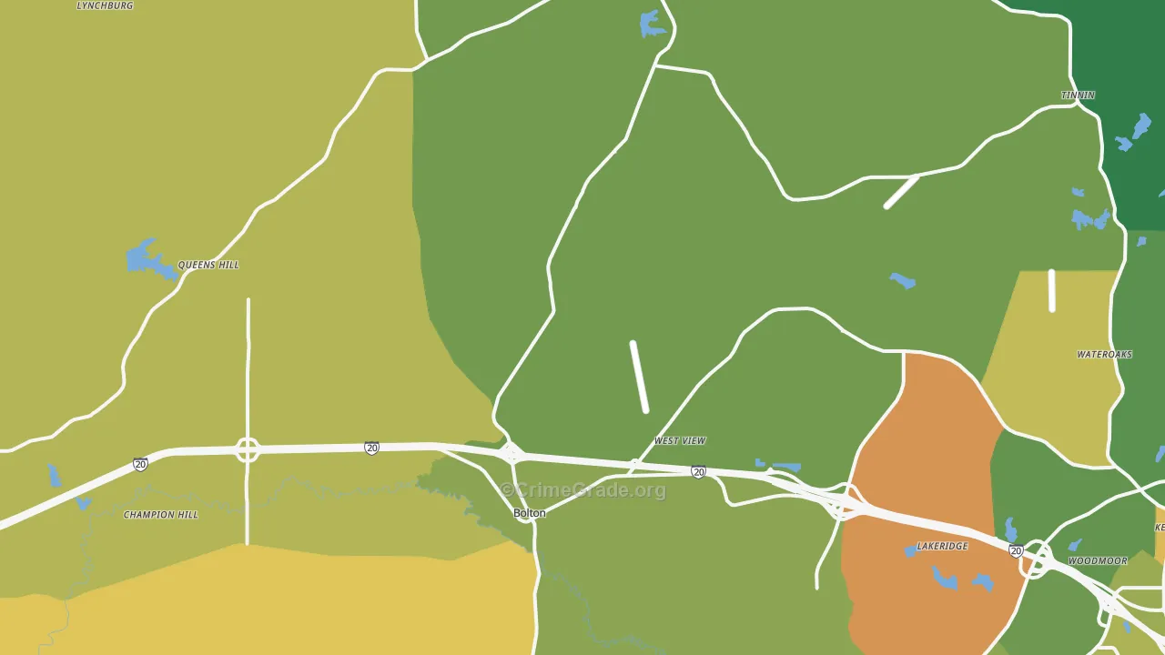 39041, MS Map of Drug-Related Crime Rates