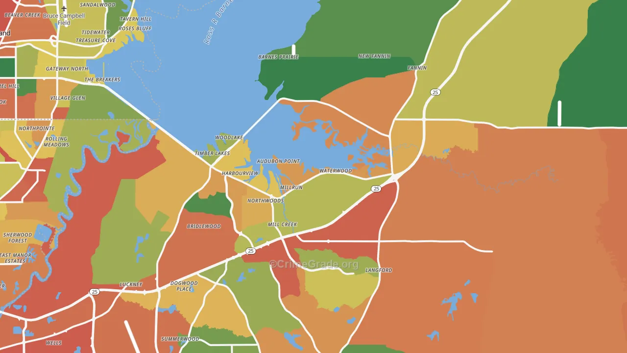 39047, MS Map of Drug-Related Crime Rates