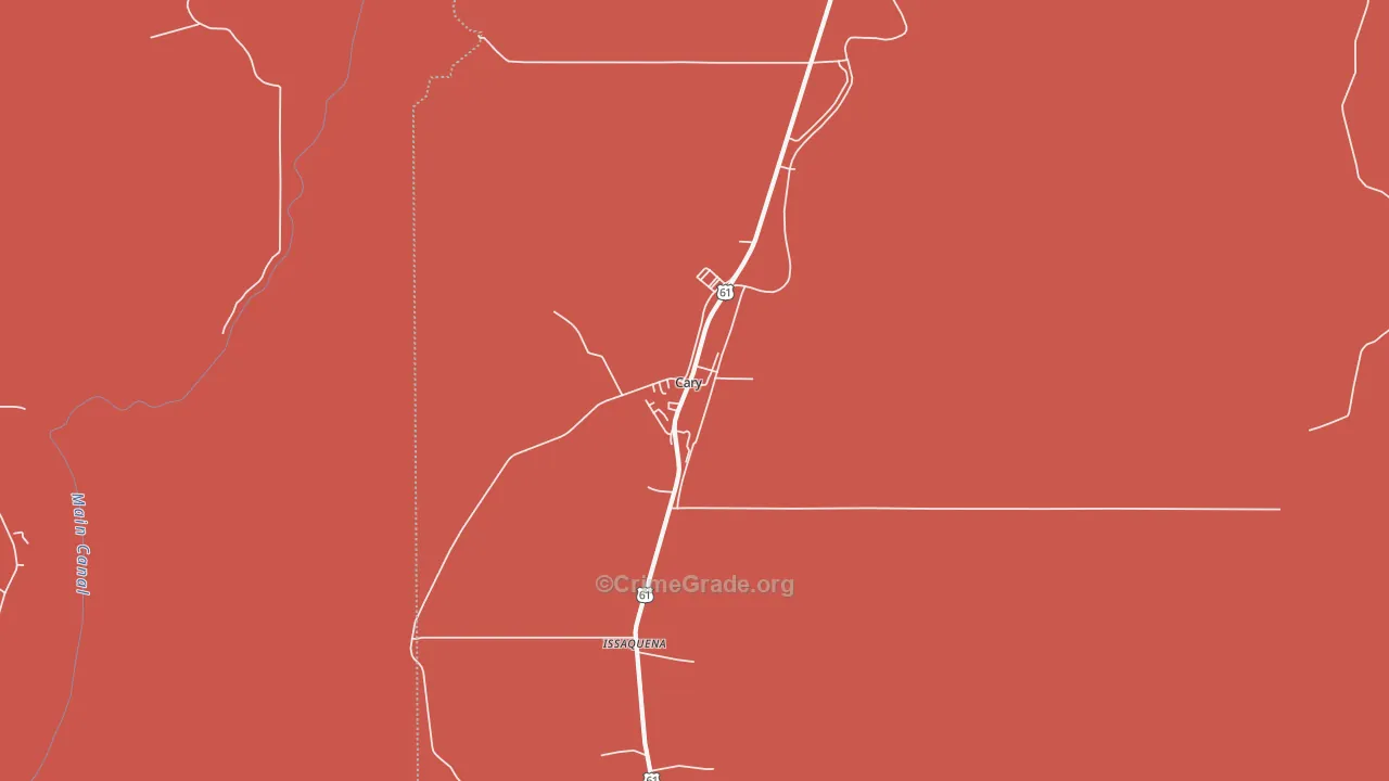 39054, MS Map of Drug-Related Crime Rates