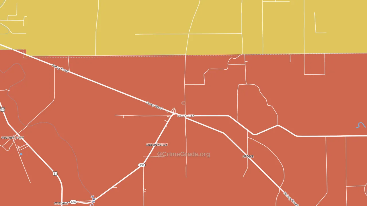 39061, MS Map of Drug-Related Crime Rates