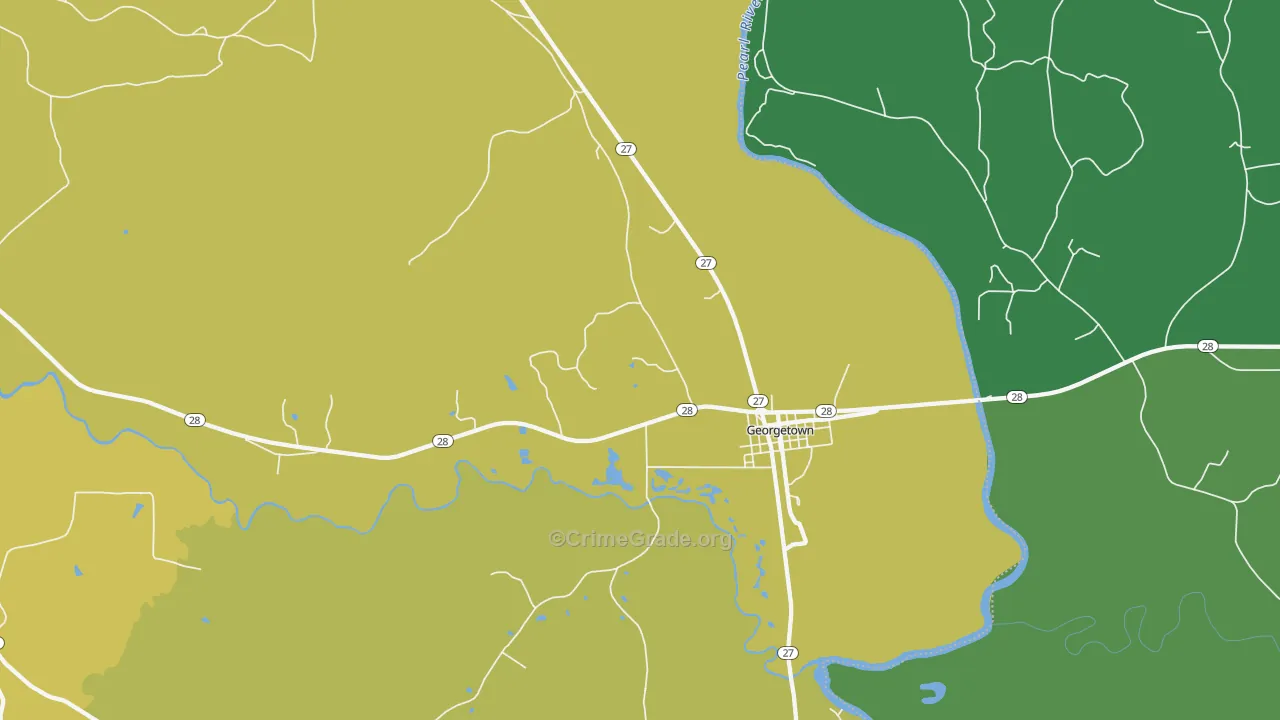 39078, MS Map of Drug-Related Crime Rates