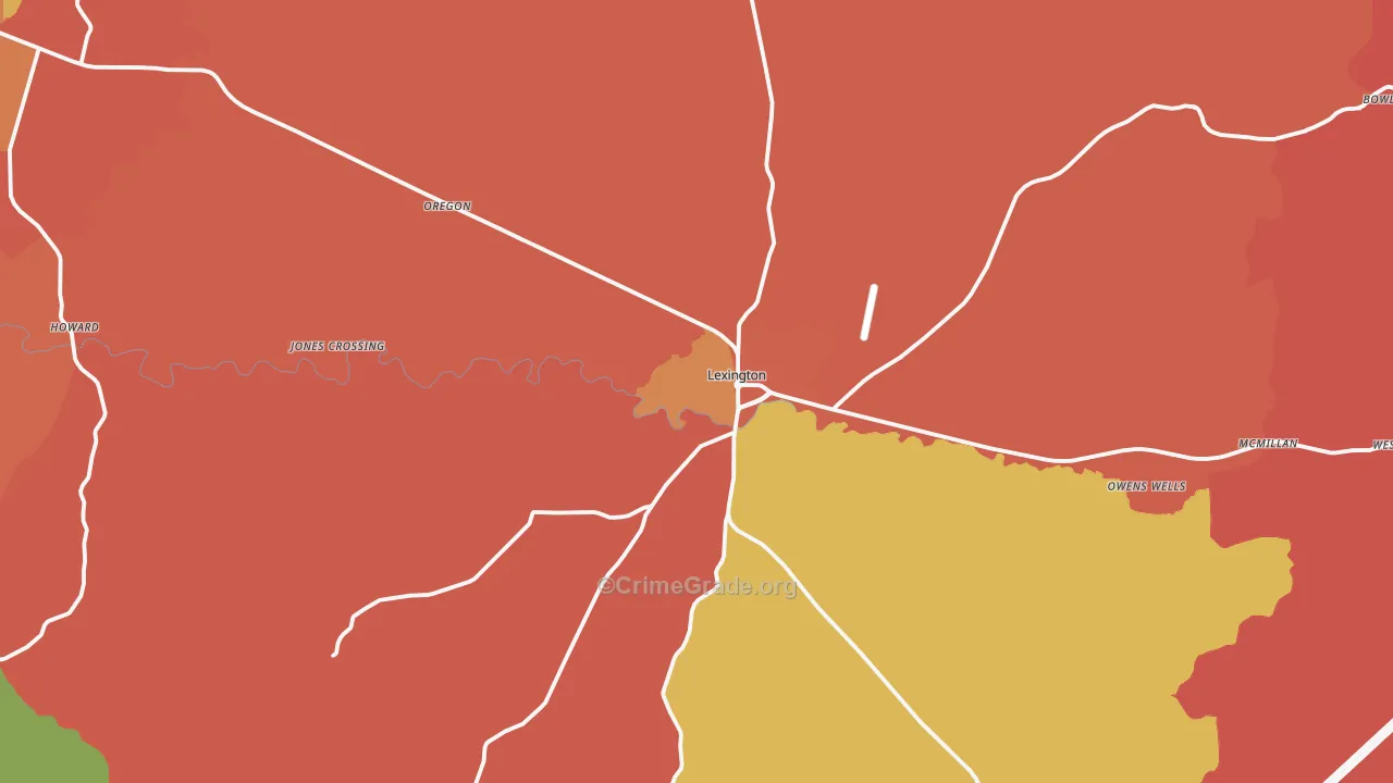39095, MS Map of Drug-Related Crime Rates