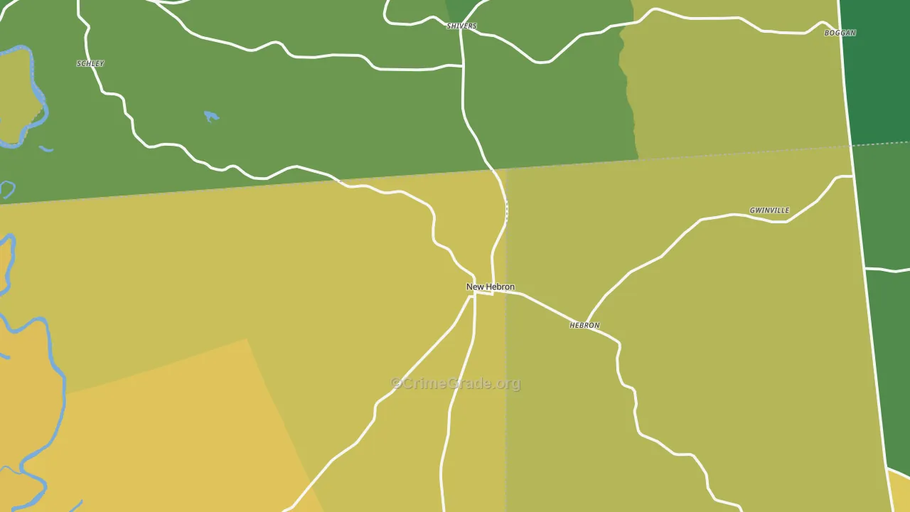 39140, MS Map of Drug-Related Crime Rates