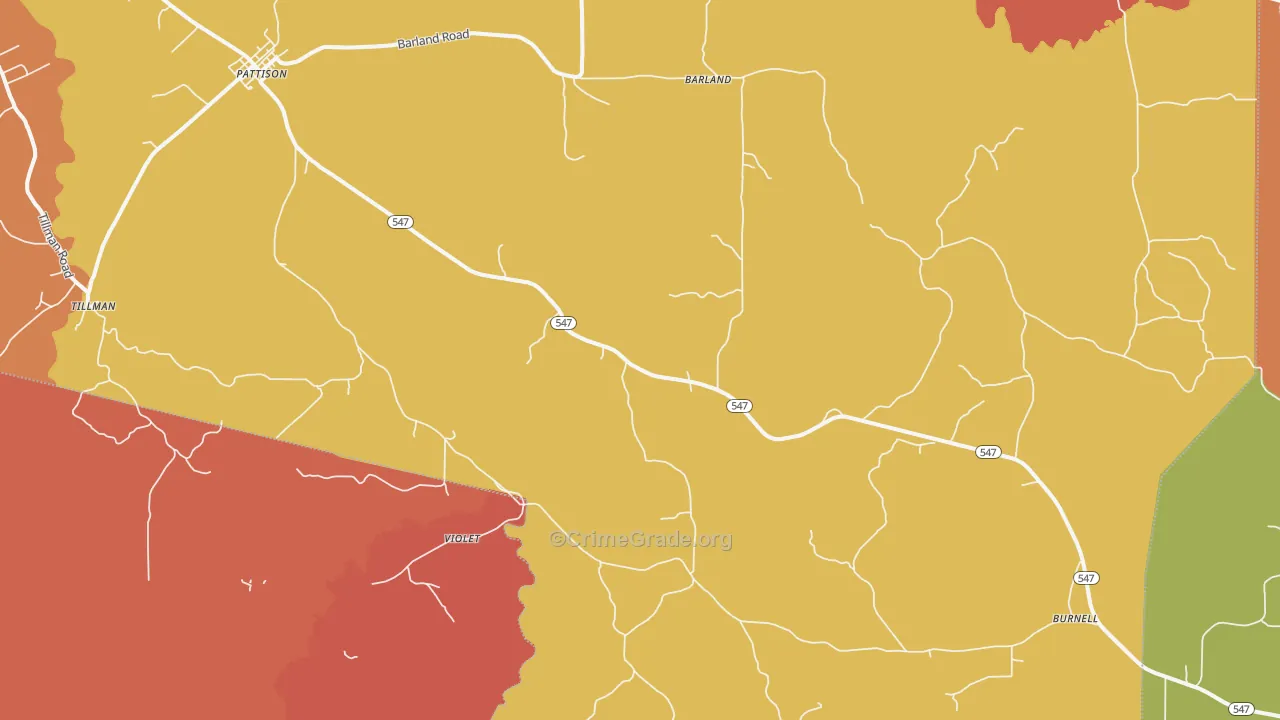 39144, MS Map of Drug-Related Crime Rates