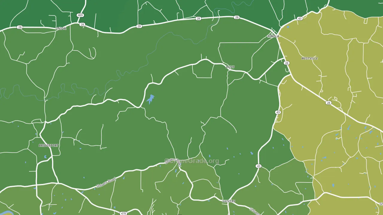 39149, MS Map of Drug-Related Crime Rates