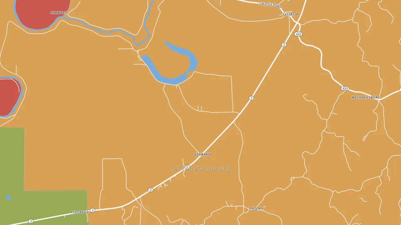 39162, MS Map of Drug-Related Crime Rates