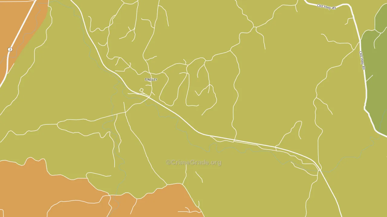 39173, MS Map of Drug-Related Crime Rates