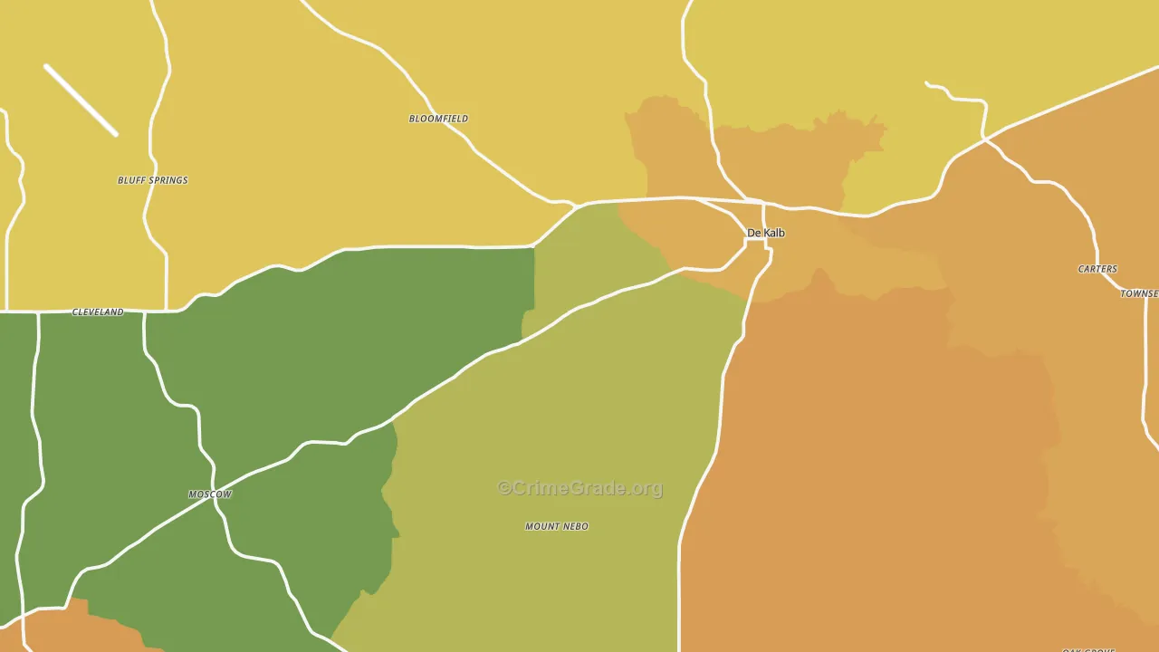 39328, MS Map of Drug-Related Crime Rates