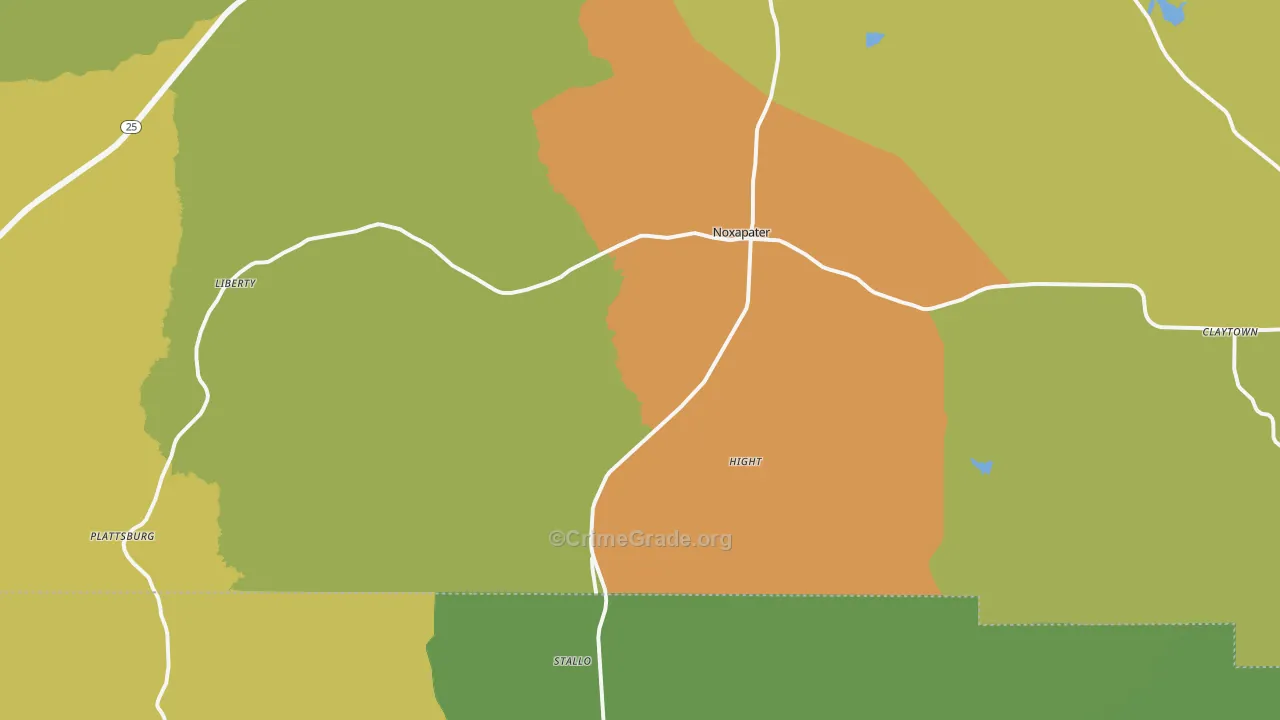 39346, MS Map of Drug-Related Crime Rates