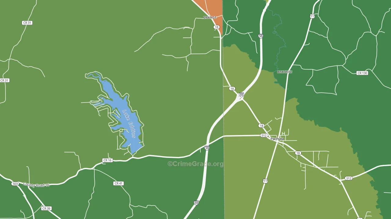 39347, MS Map of Drug-Related Crime Rates