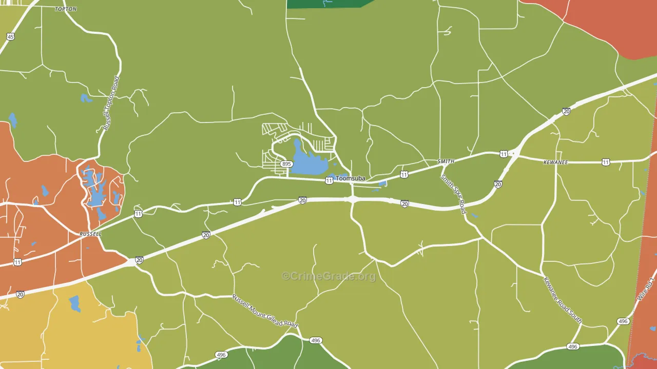39364, MS Map of Drug-Related Crime Rates