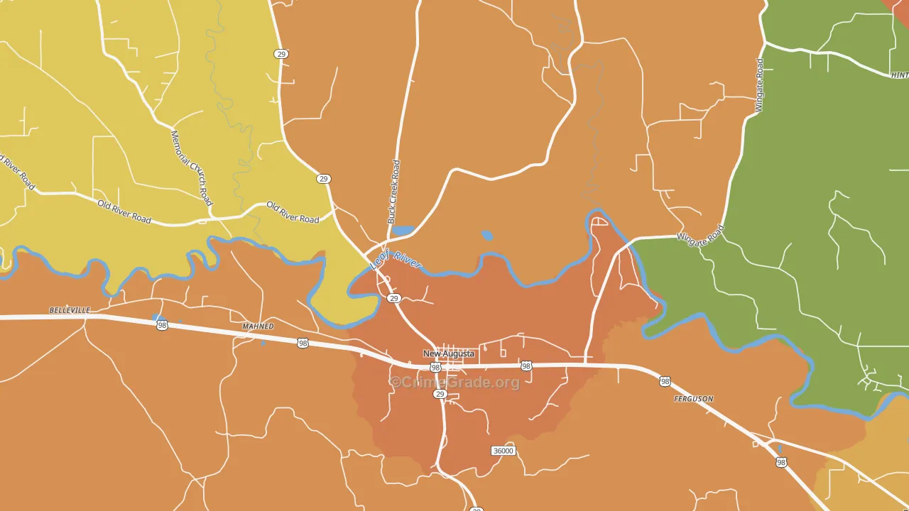 39462, MS Map of Drug-Related Crime Rates