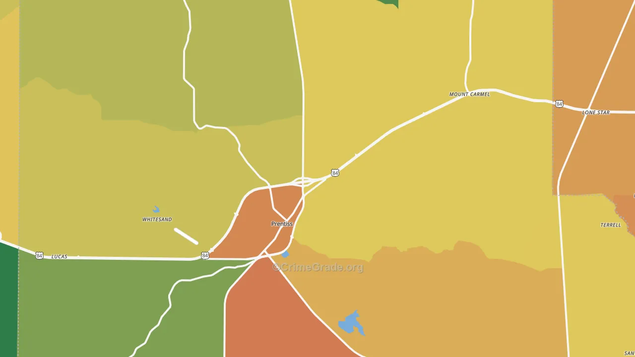 39474, MS Map of Drug-Related Crime Rates