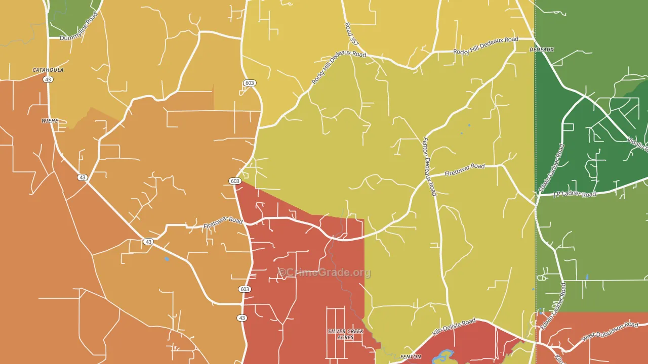 39556, MS Map of Drug-Related Crime Rates
