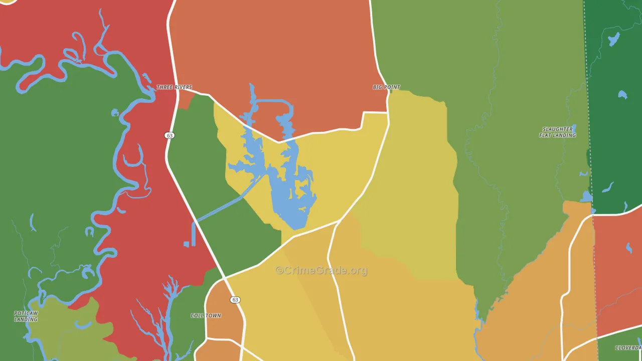 39562, MS Map of Drug-Related Crime Rates