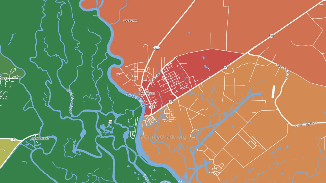 39572, MS Map of Drug-Related Crime Rates