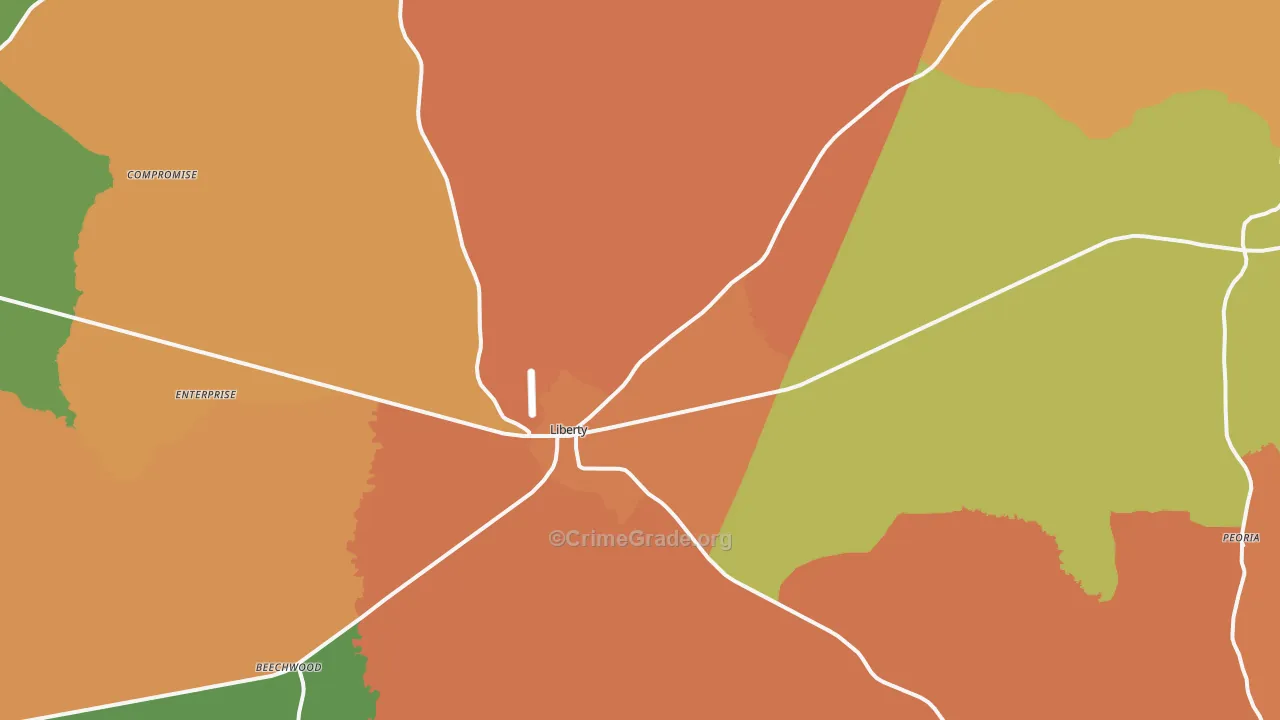 39645, MS Map of Drug-Related Crime Rates