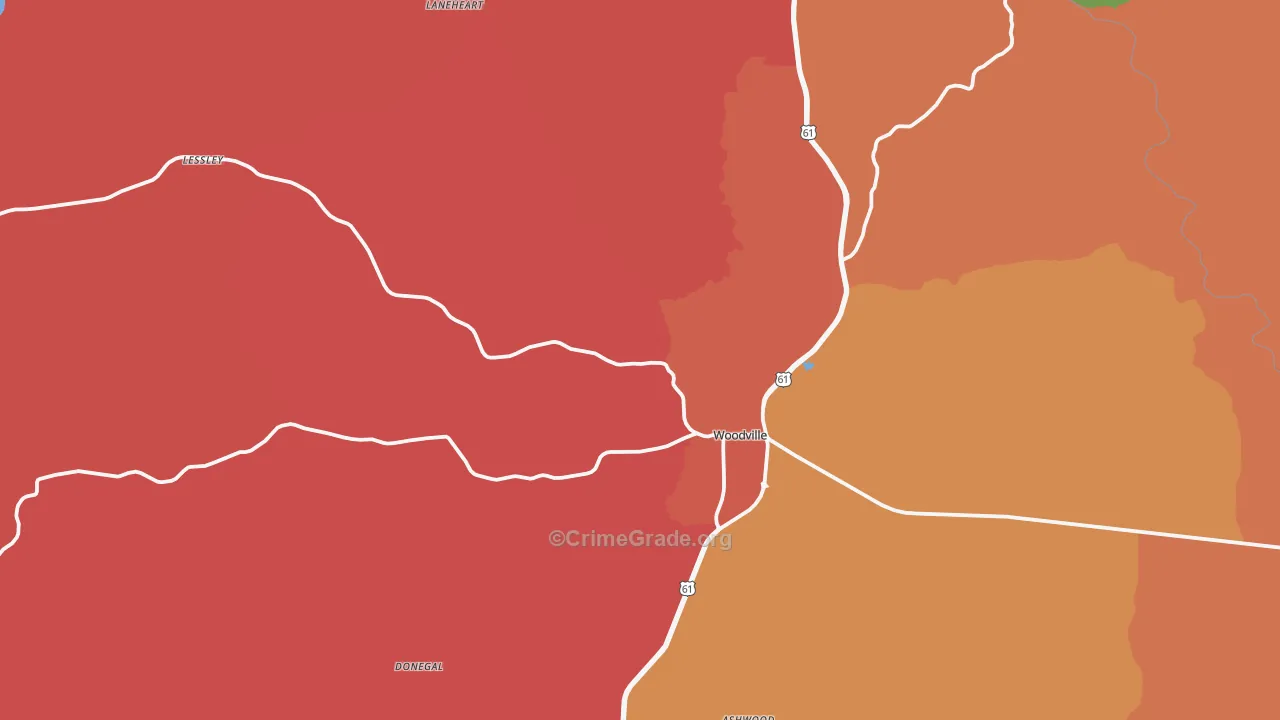 39669, MS Map of Drug-Related Crime Rates
