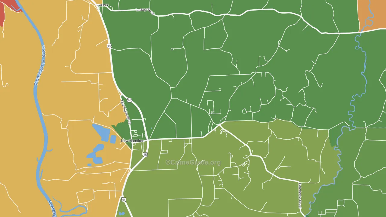 39746, MS Map of Drug-Related Crime Rates