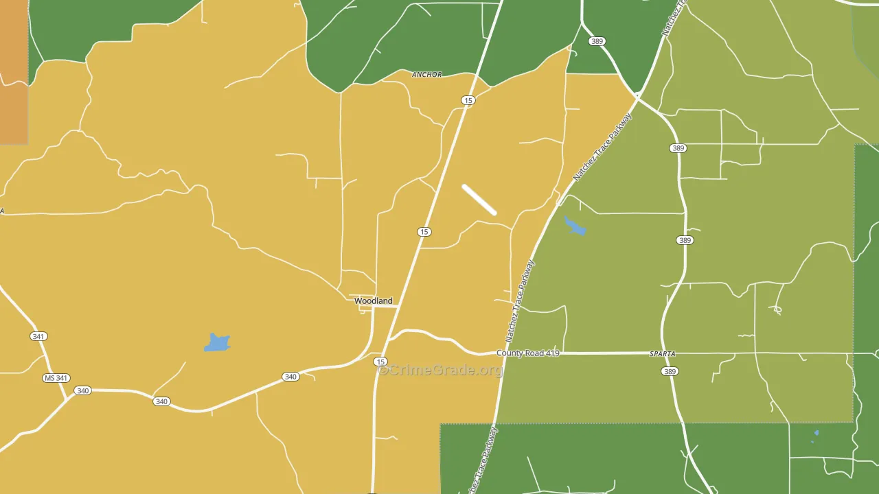 39776, MS Map of Drug-Related Crime Rates