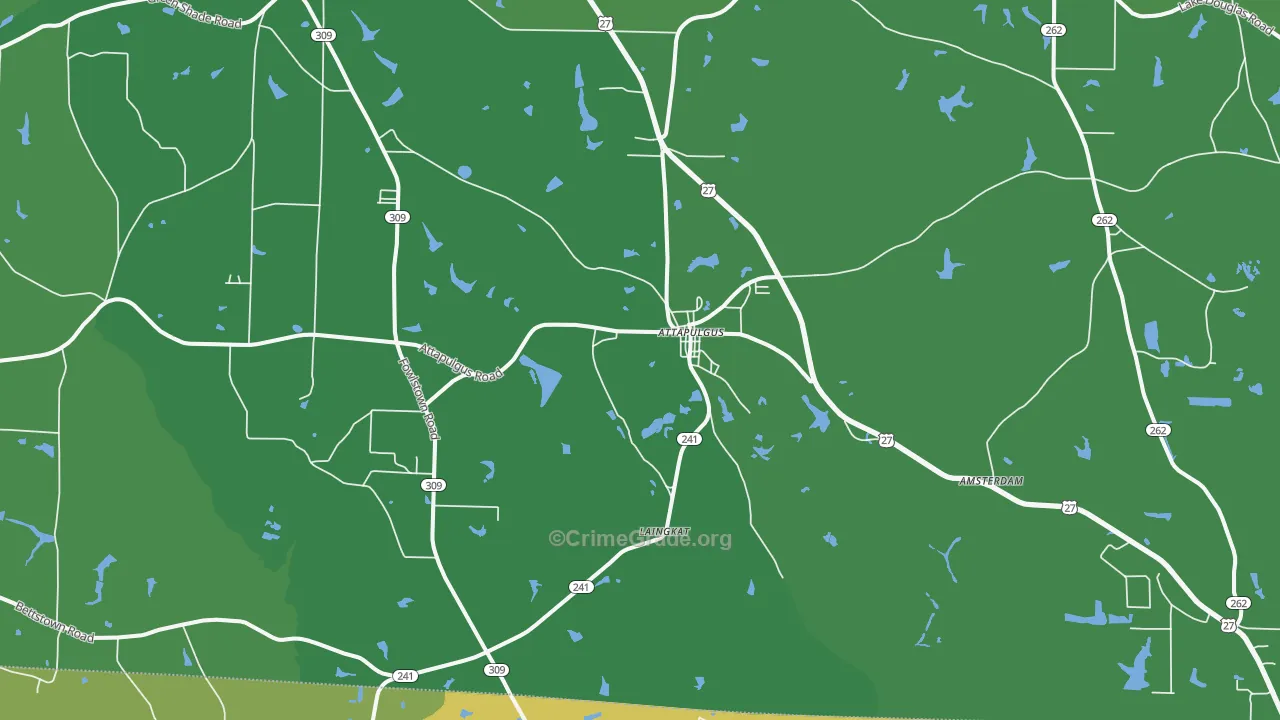 39815, GA Map of Drug-Related Crime Rates