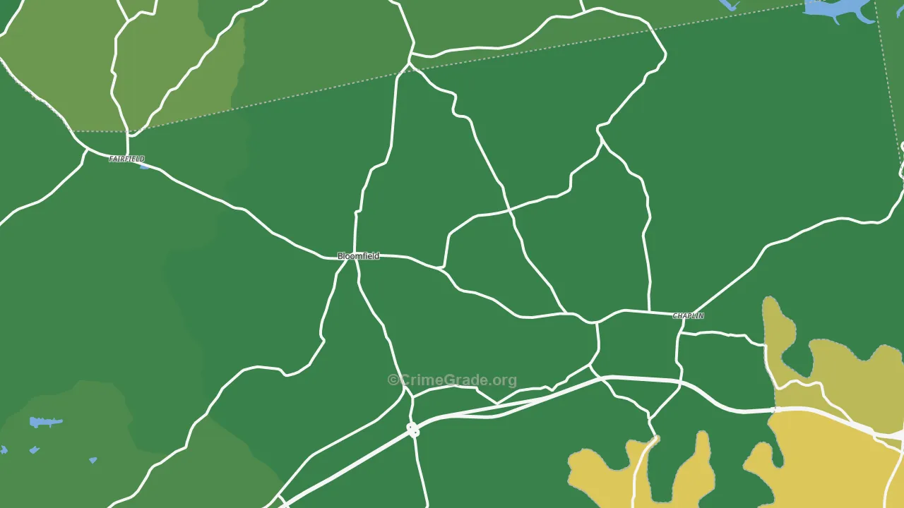 40008, KY Map of Drug-Related Crime Rates