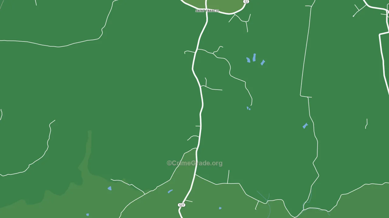 40062, KY Map of Drug-Related Crime Rates