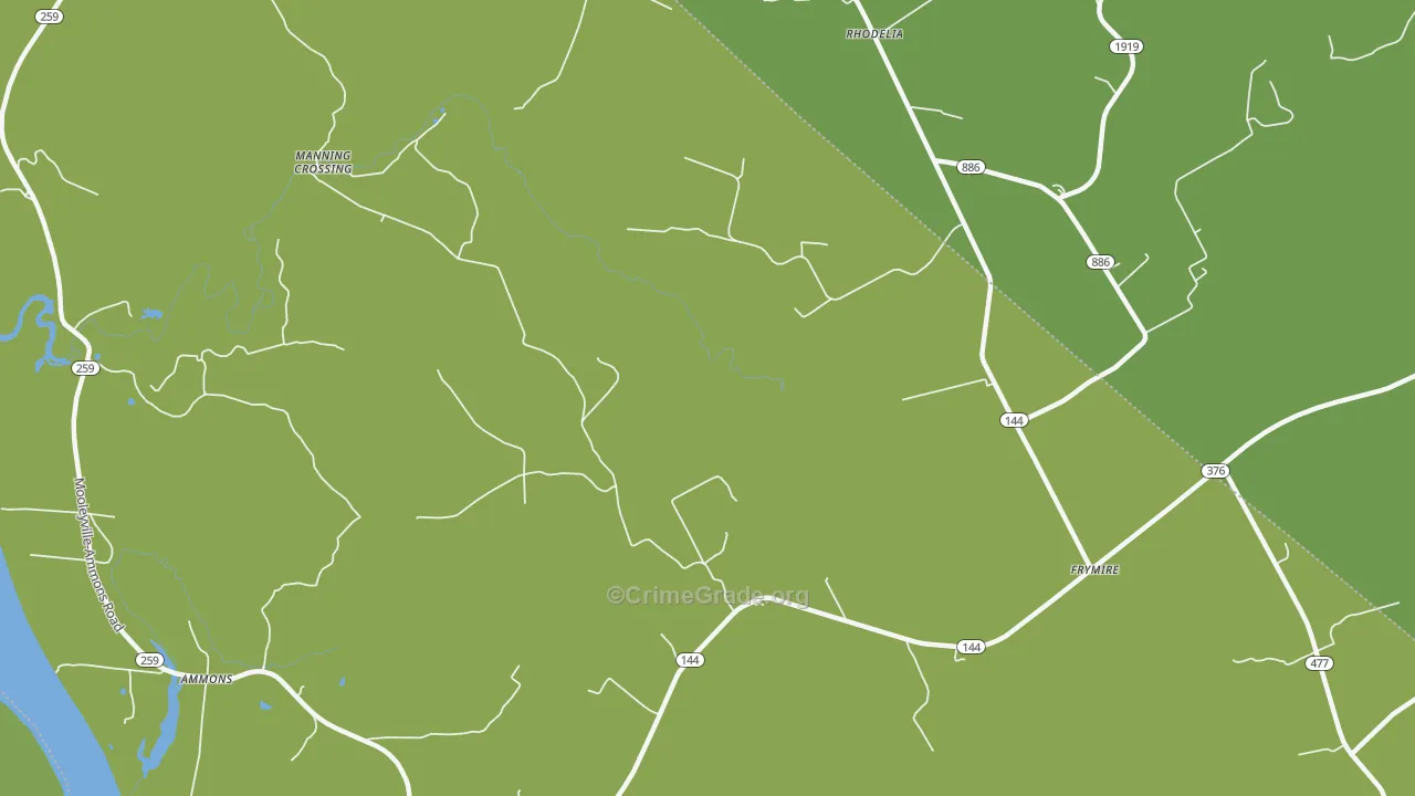 40171, KY Map of Drug-Related Crime Rates