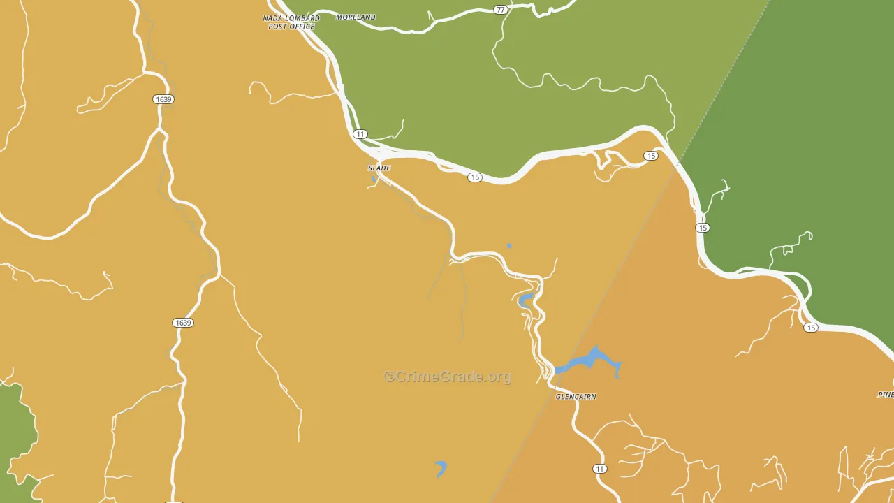 40376, KY Map of Drug-Related Crime Rates
