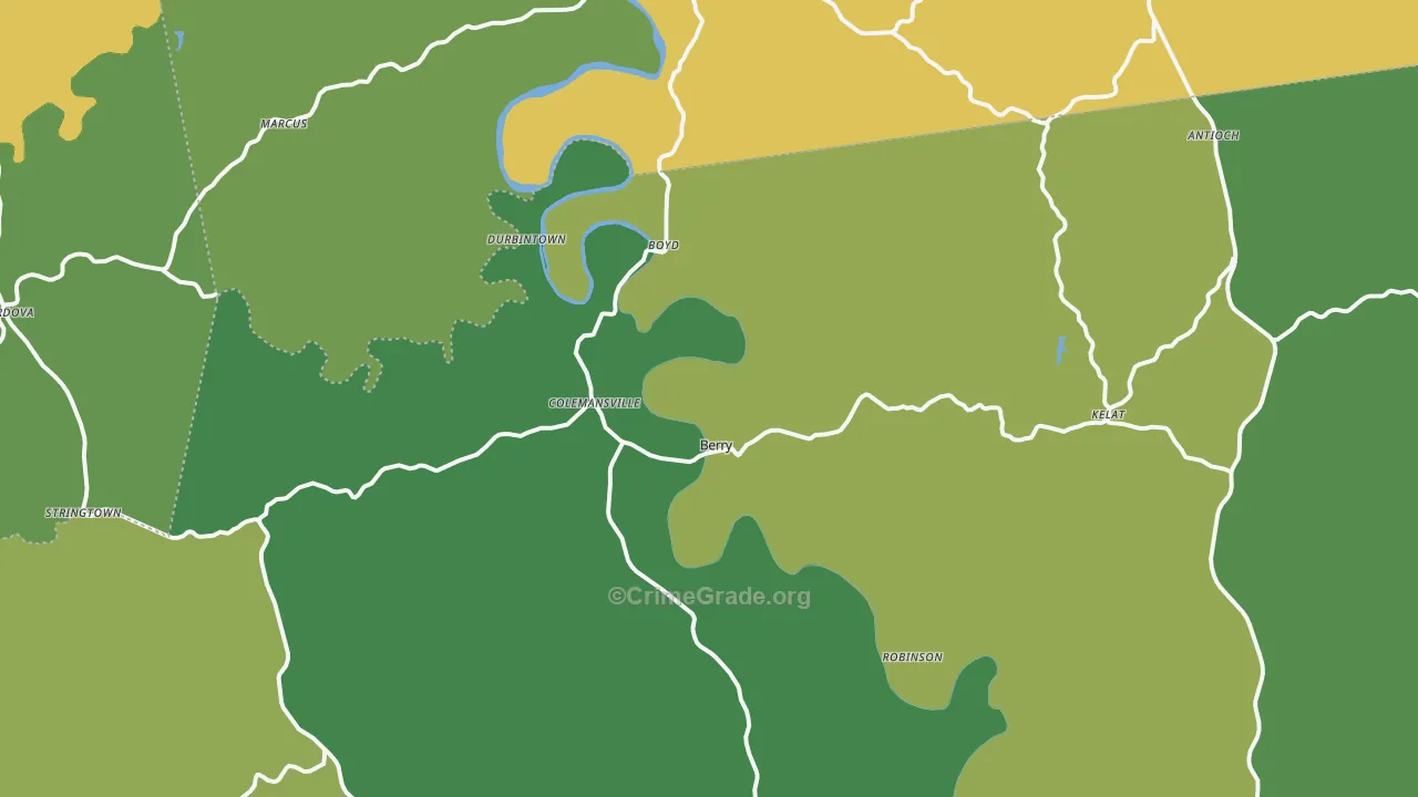 41003, KY Map of Drug-Related Crime Rates