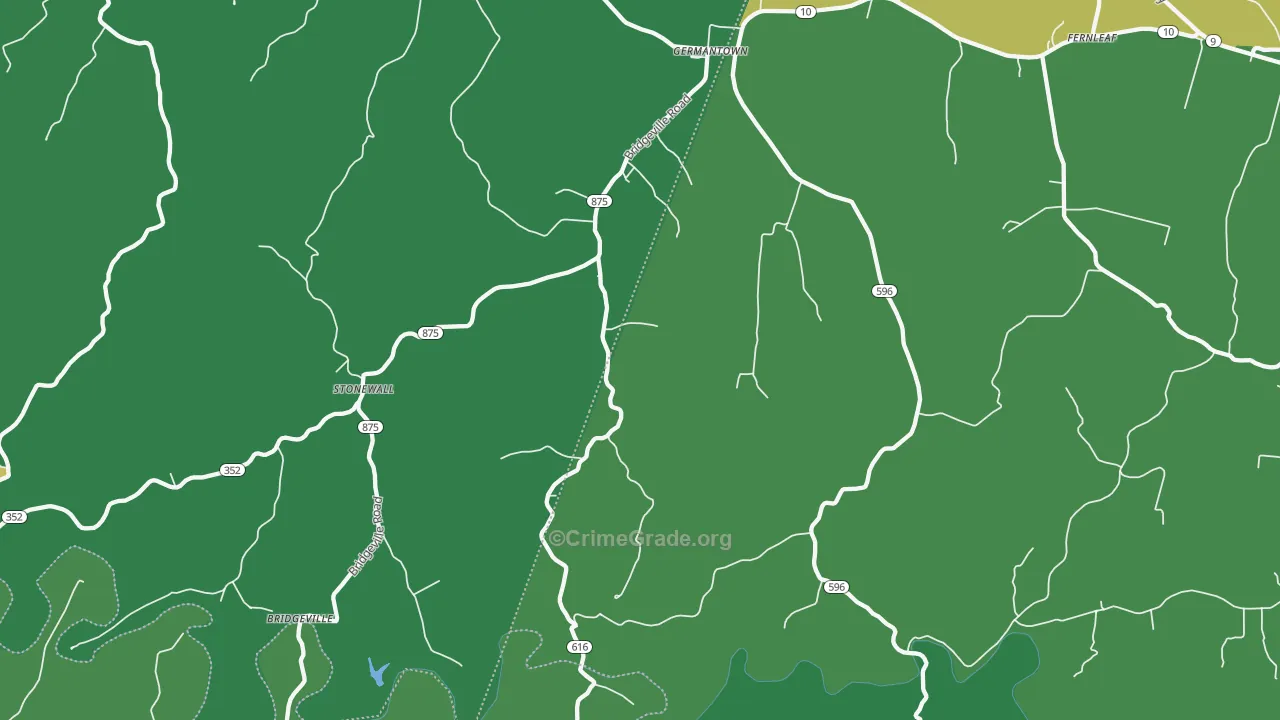41044, KY Map of Drug-Related Crime Rates