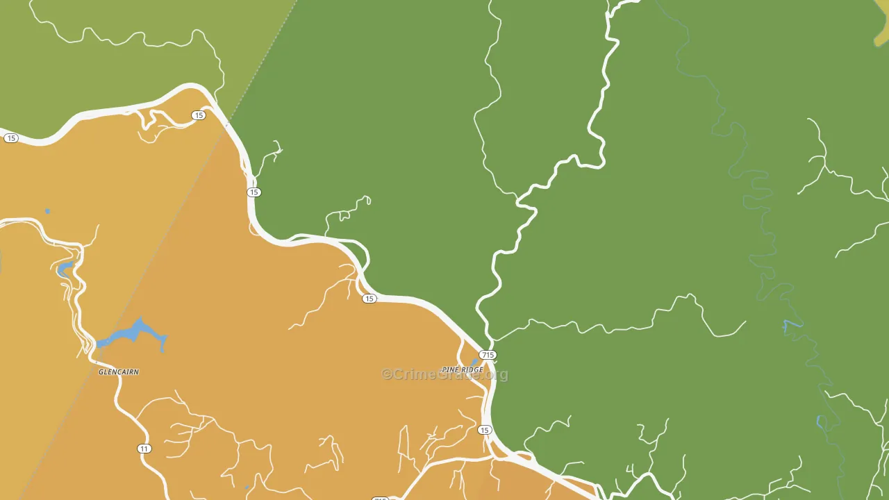 41360, KY Map of Drug-Related Crime Rates