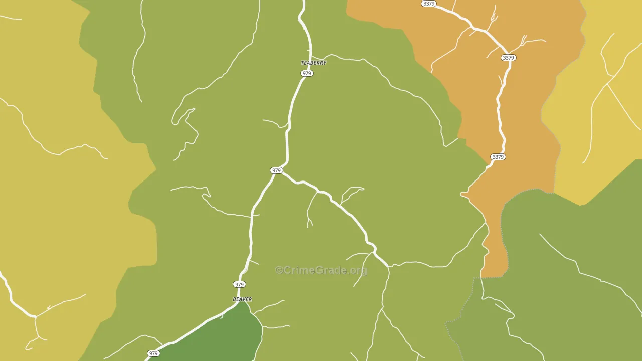 41660, KY Map of Drug-Related Crime Rates