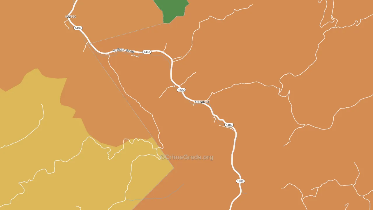 41762, KY Map of Drug-Related Crime Rates