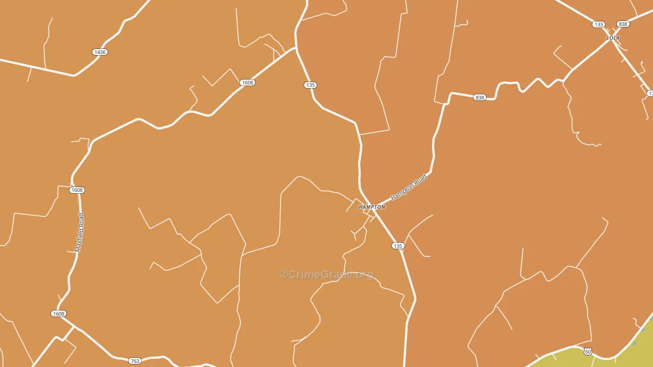 42047, KY Map of Drug-Related Crime Rates